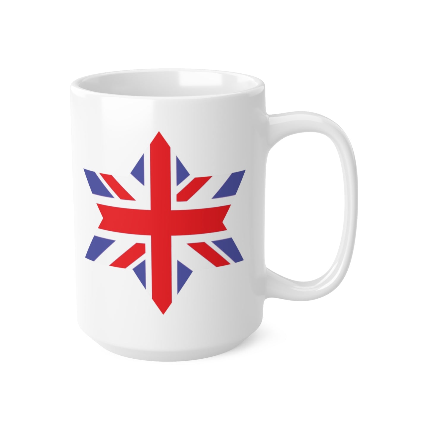 Union Jack Flag Star Coffee Mug