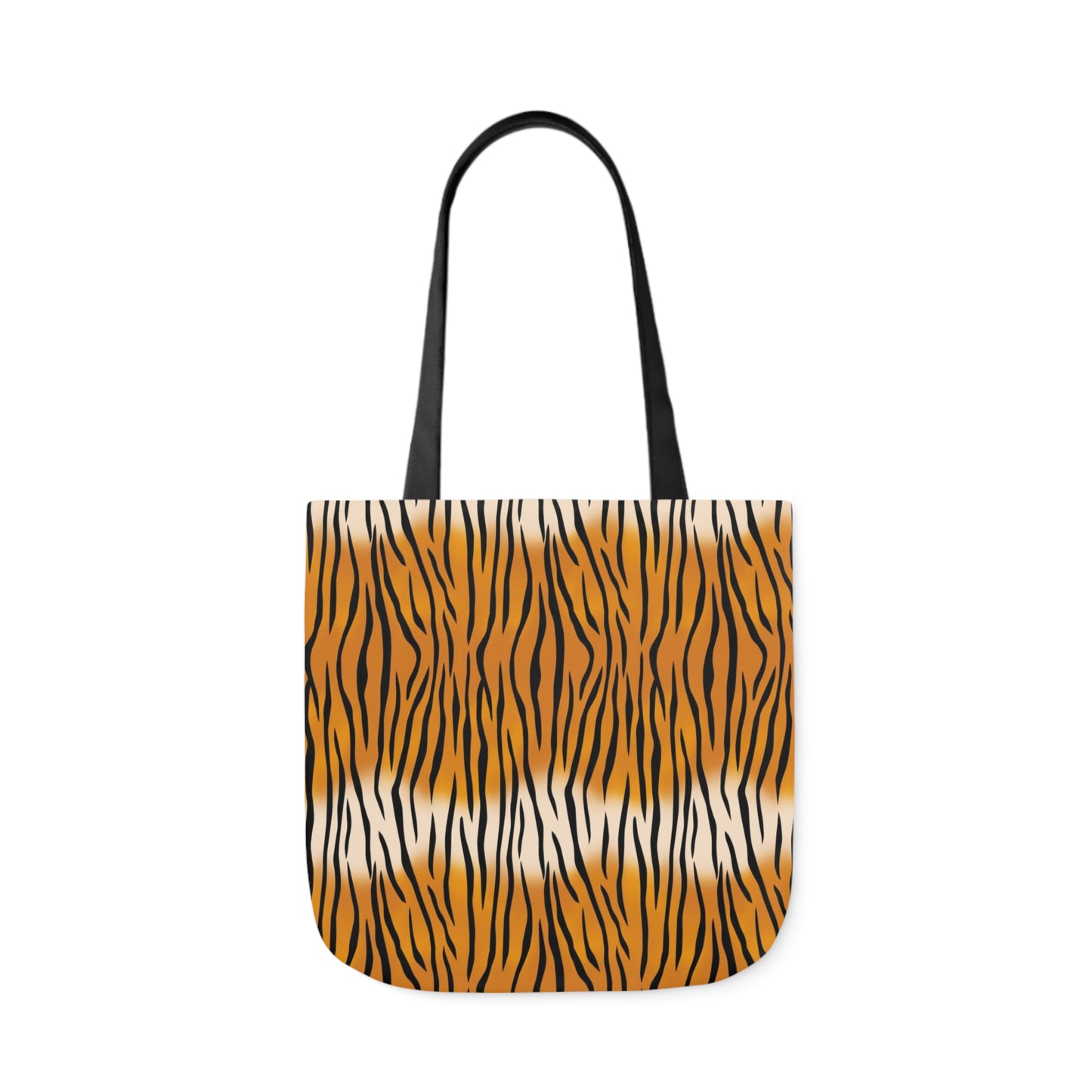 Tiger Fur Pattern Print Shoulder Tote Bag