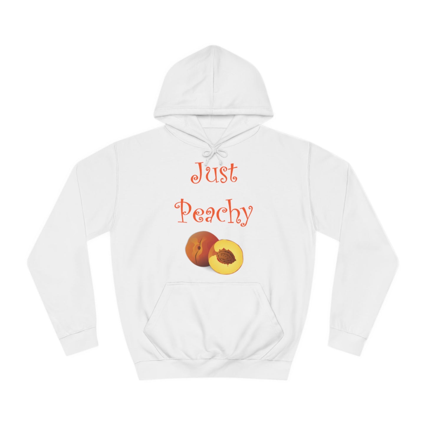 Just Peachy Peach Fruit Summer Hoodie