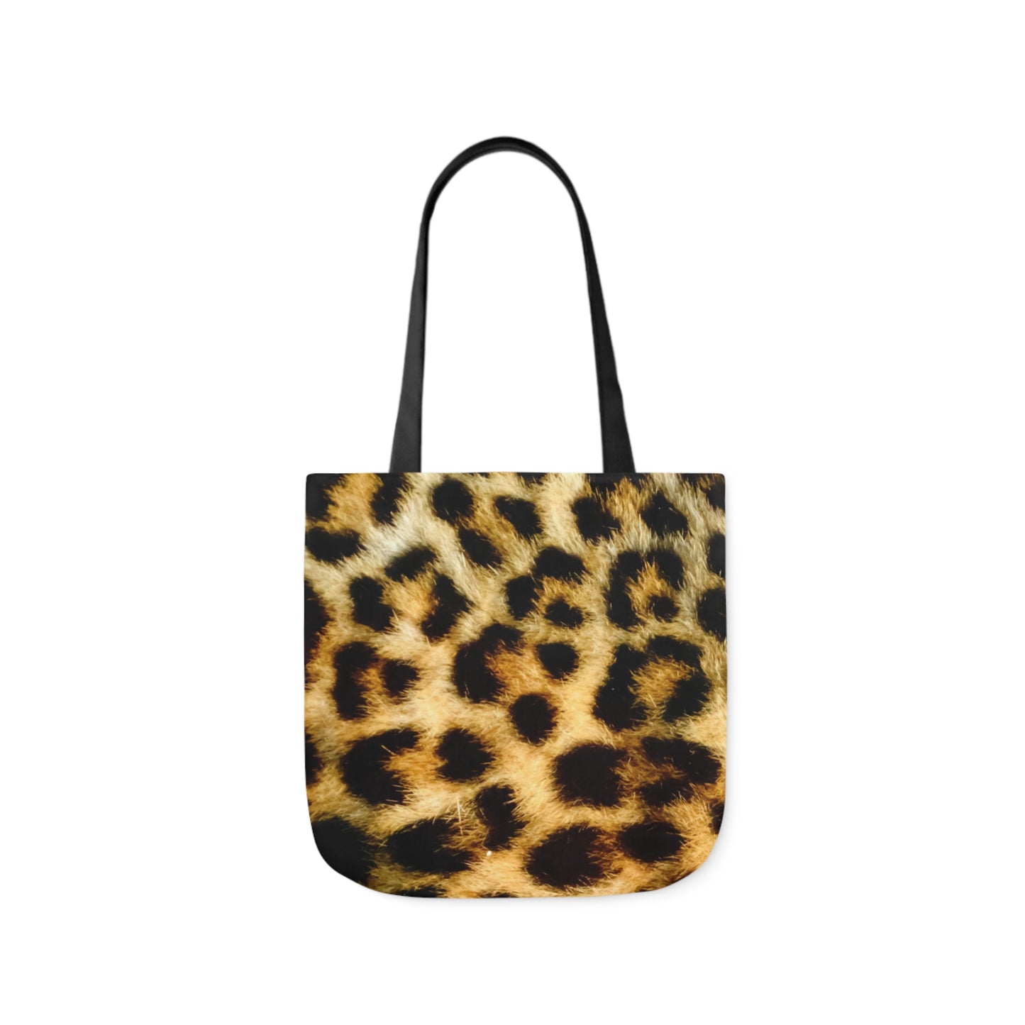 Leopard Fur Print Shoulder Tote Bag