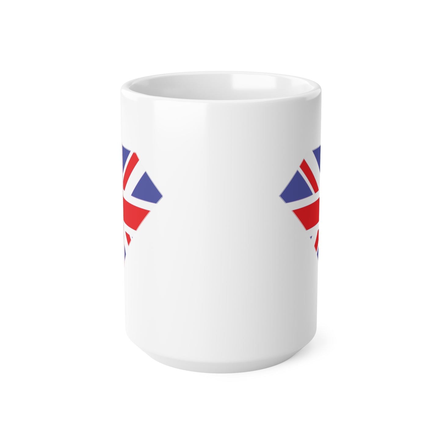 Union Jack Flag Diamond Gem Coffee Mug