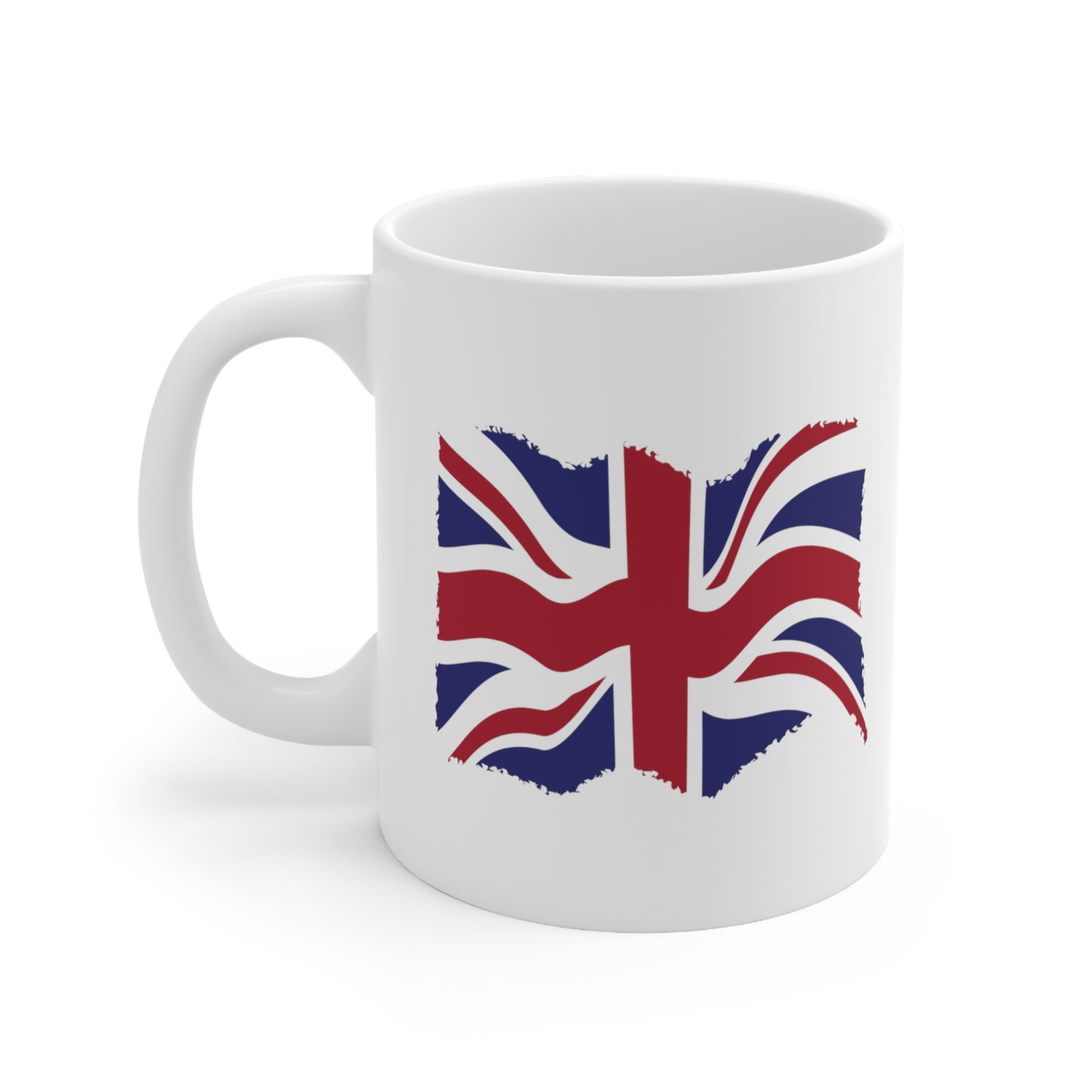 Union Jack Flag Grunge Coffee Mug