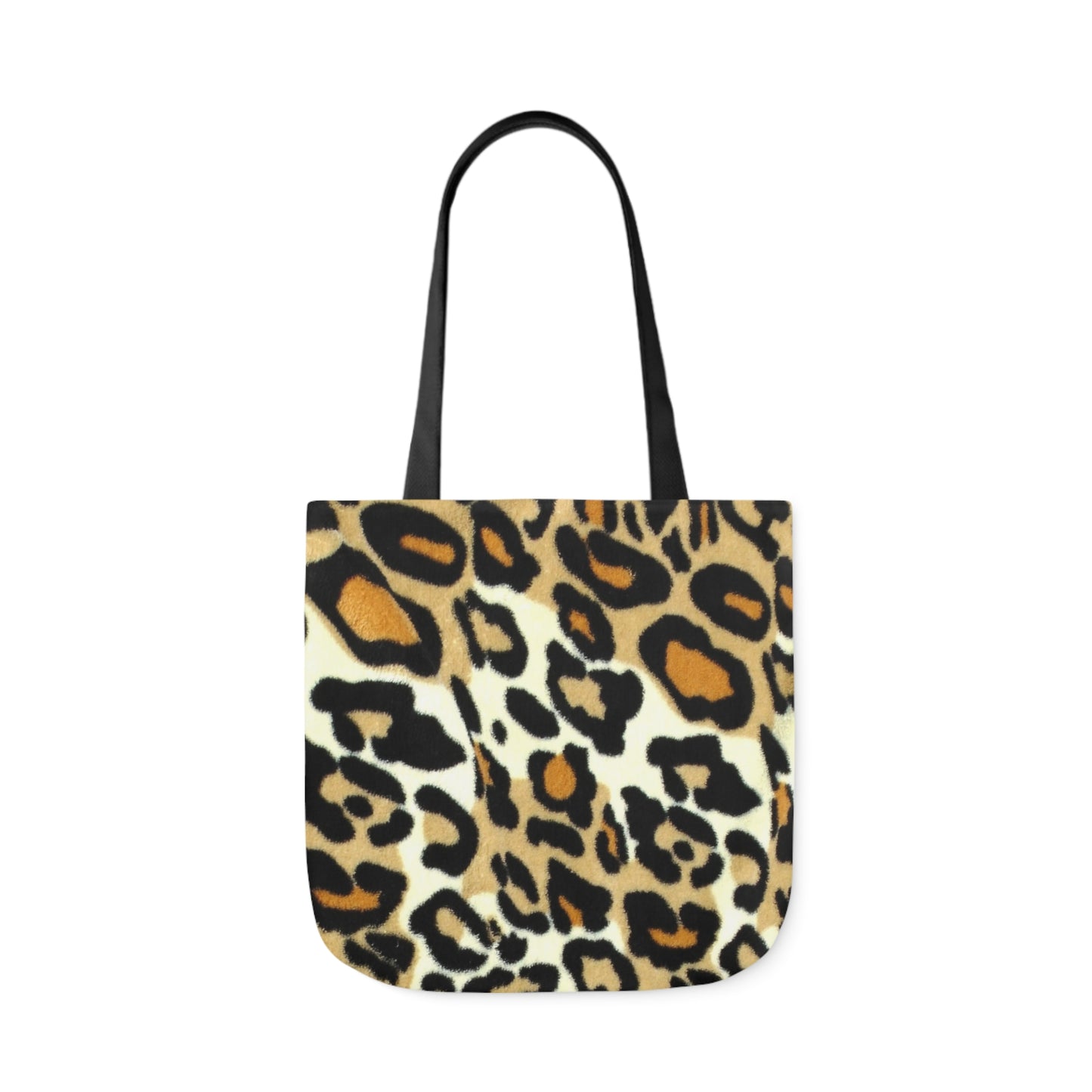 Leopard Skin Fur Print Shoulder Tote Bag