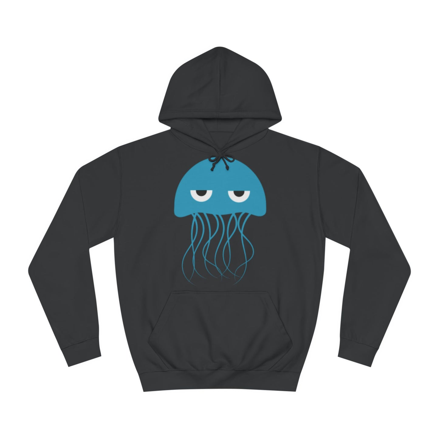 Grumpy Blue Jellyfish Hoodie