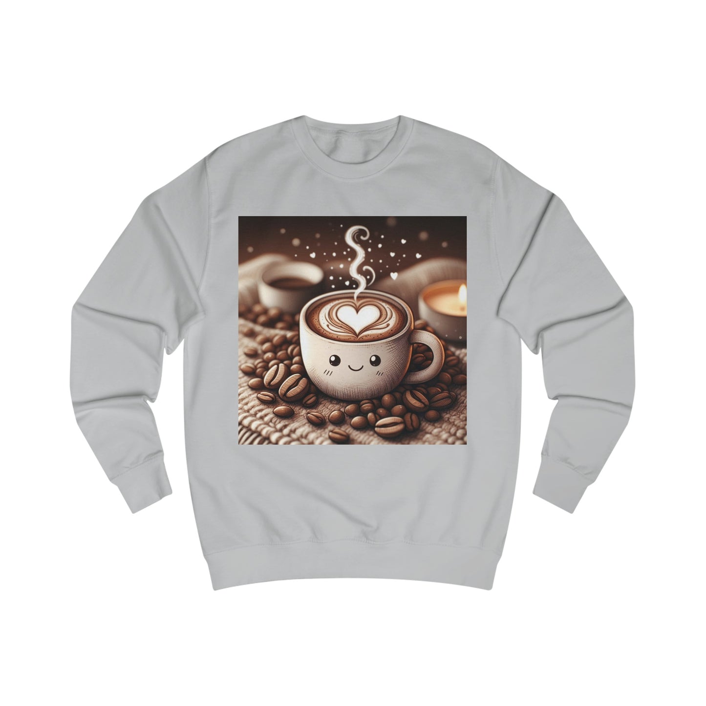 Coffee Love Cappuccino Cute Cartoon Sweatshirt