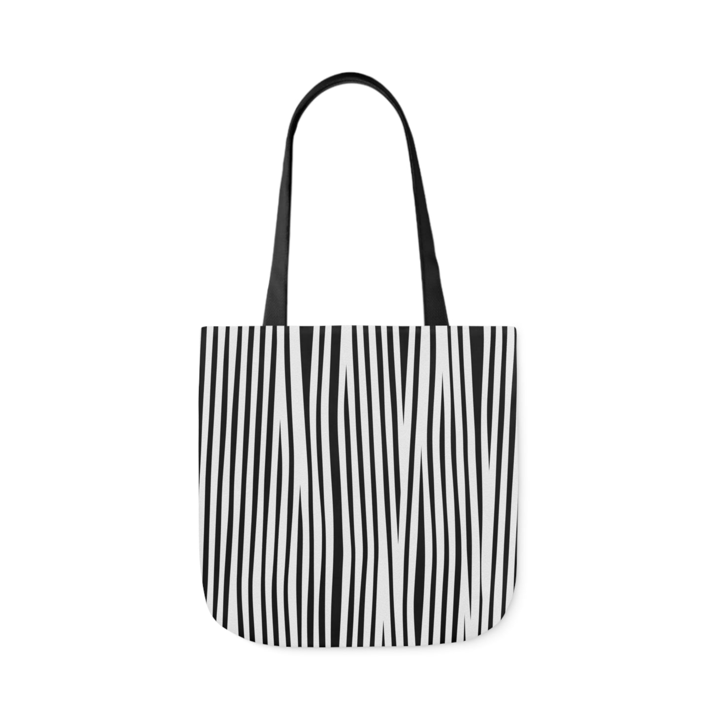 Black And White Animal Stripes Pattern Shoulder Tote Bag