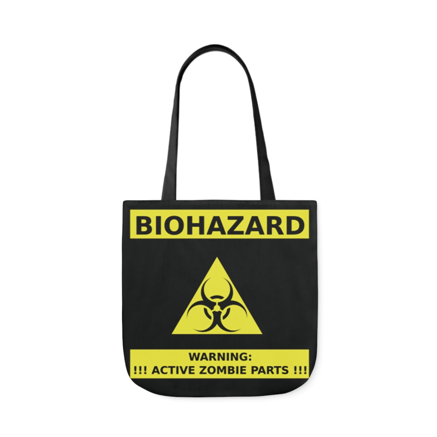 Biohazard Zombie Active Sign  Shoulder Tote Bag