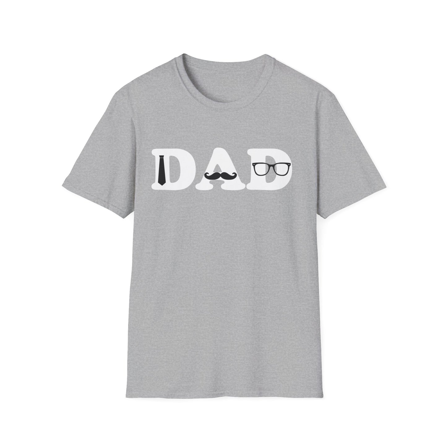 Dad Tie Moustache Glasses Father's Day T-Shirt