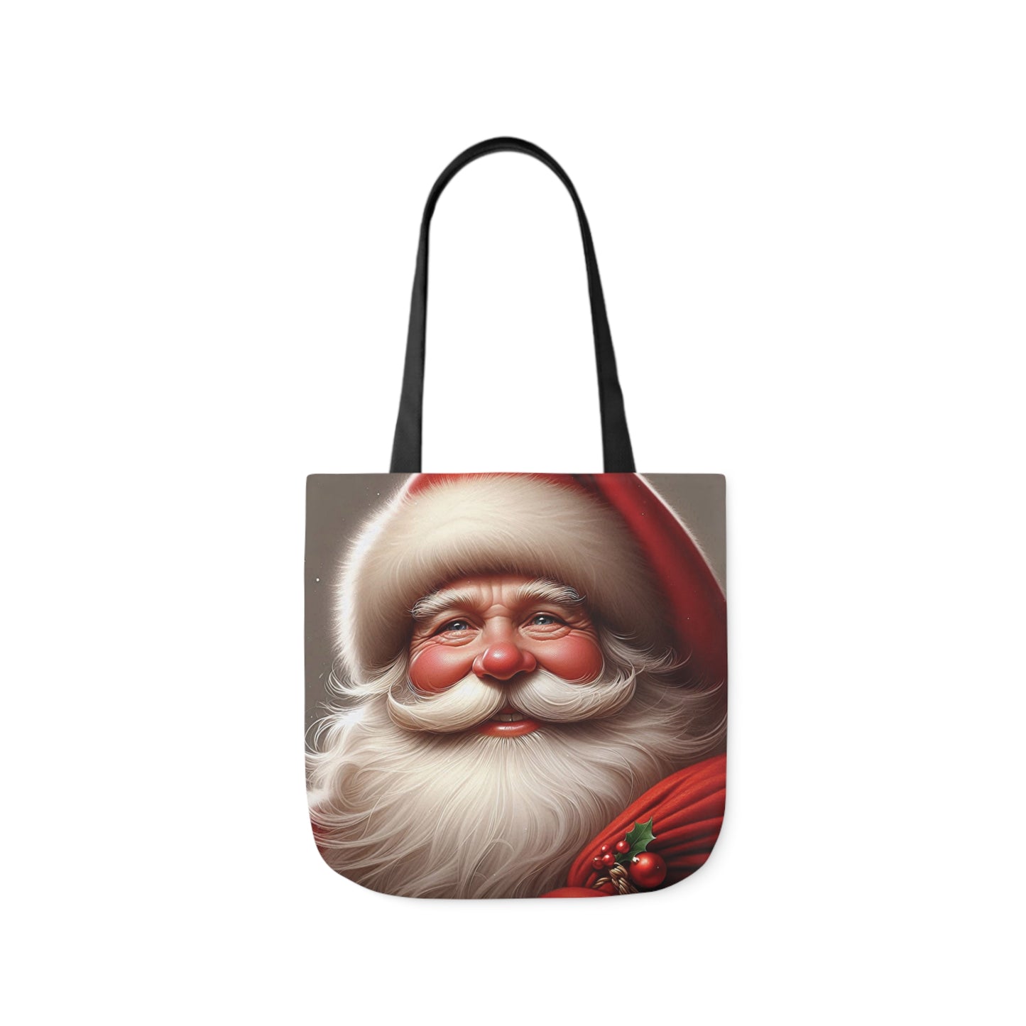 Happy Santa Claus Christmas Shoulder Tote Bag