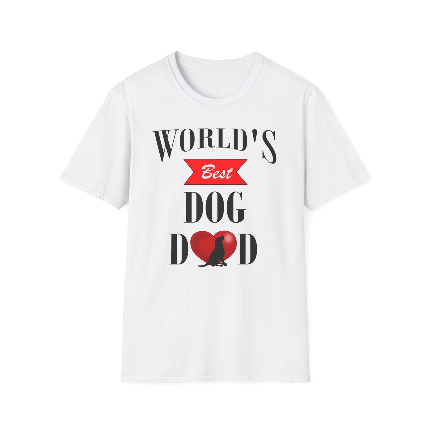 World's Best Dog Dad Father's Day T-Shirt