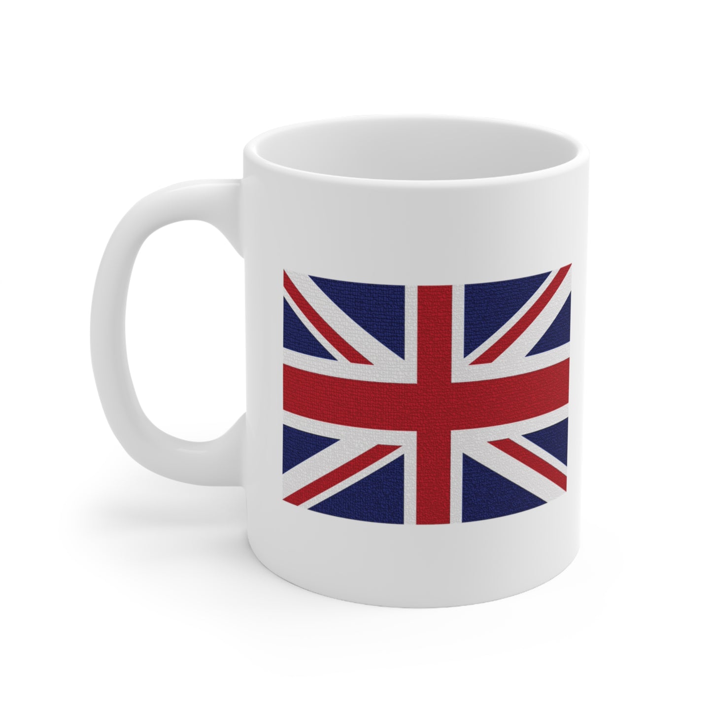 Union Jack Flag Mosaic Coffee Mug