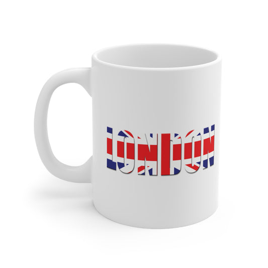 London Union Jack Flag Coffee Mug