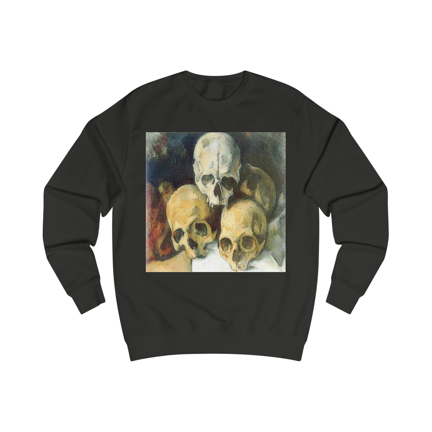 Vintage Pyramid of Skulls Classical Painting Sweatshirt