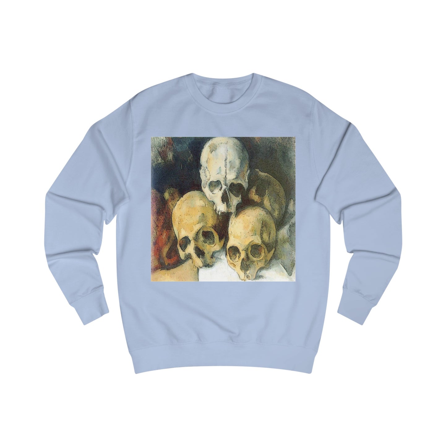 Vintage Pyramid of Skulls Classical Painting Sweatshirt