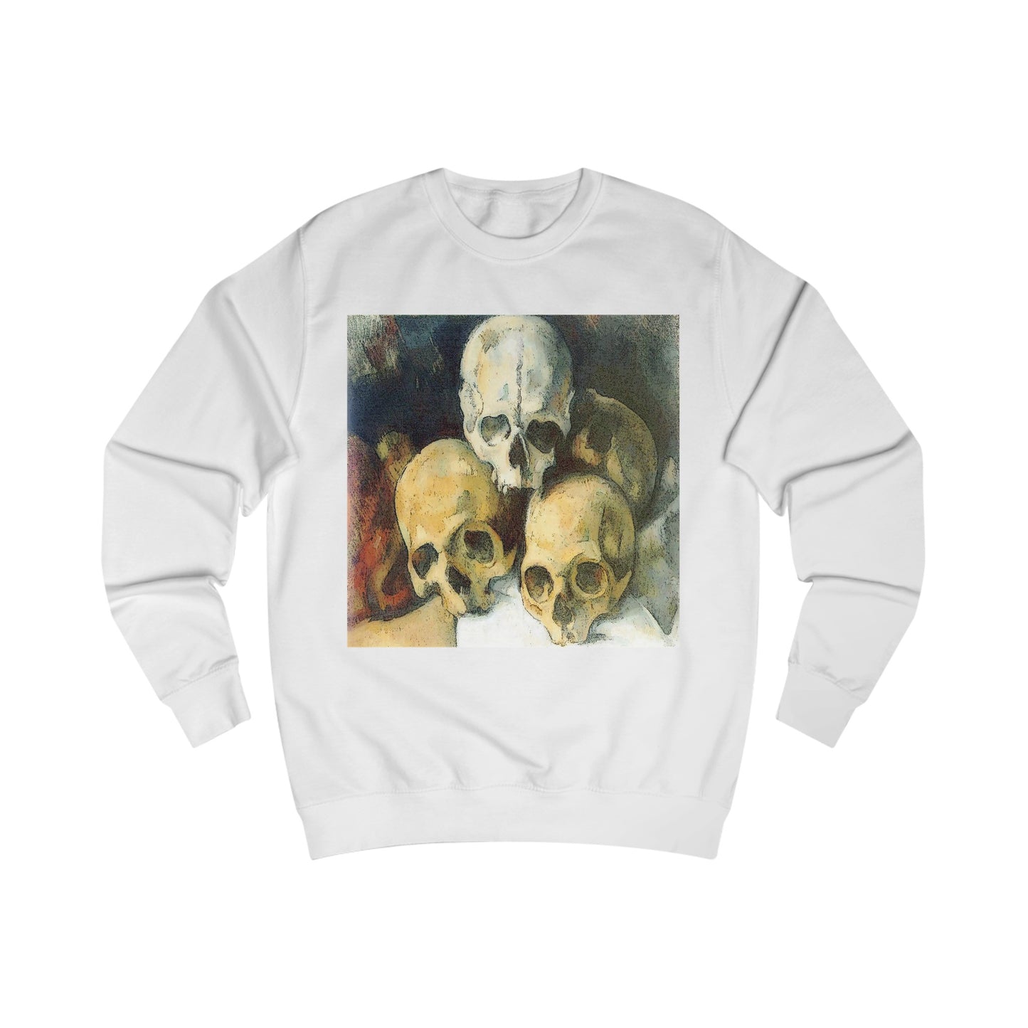 Vintage Pyramid of Skulls Classical Painting Sweatshirt