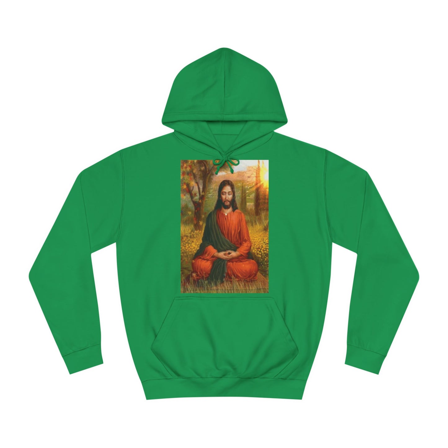 Jesus Christ Meditation At Prayer Hoodie