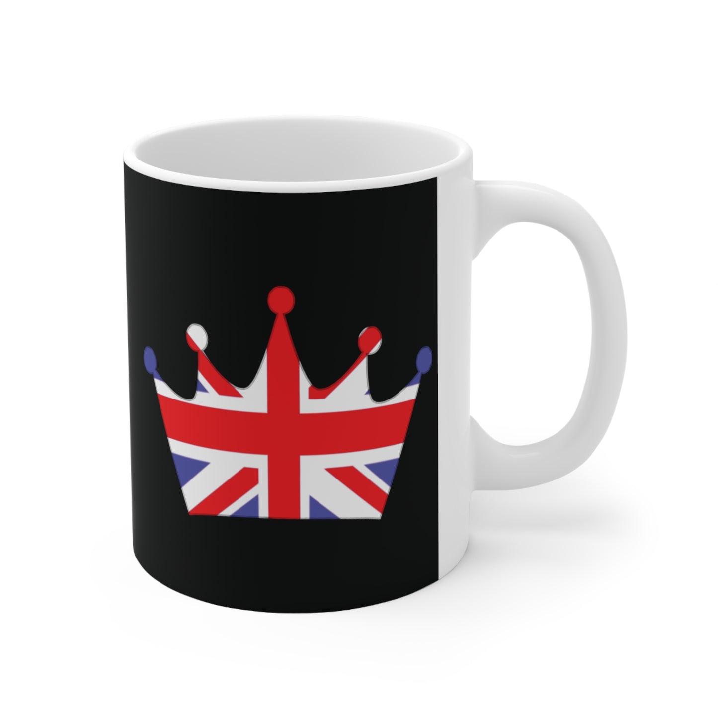 Union Jack Flag Royal Crown Coffee Mug