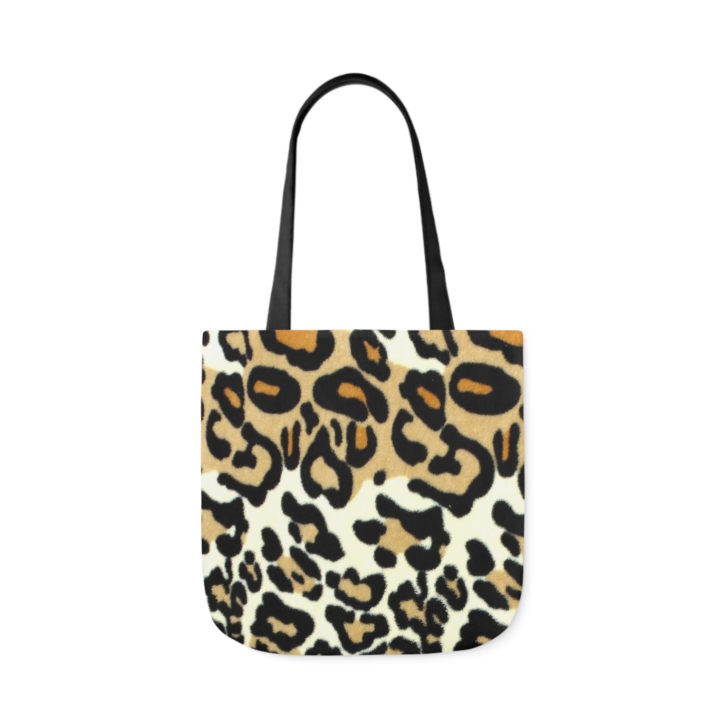 Leopard Skin Fur Print Shoulder Tote Bag