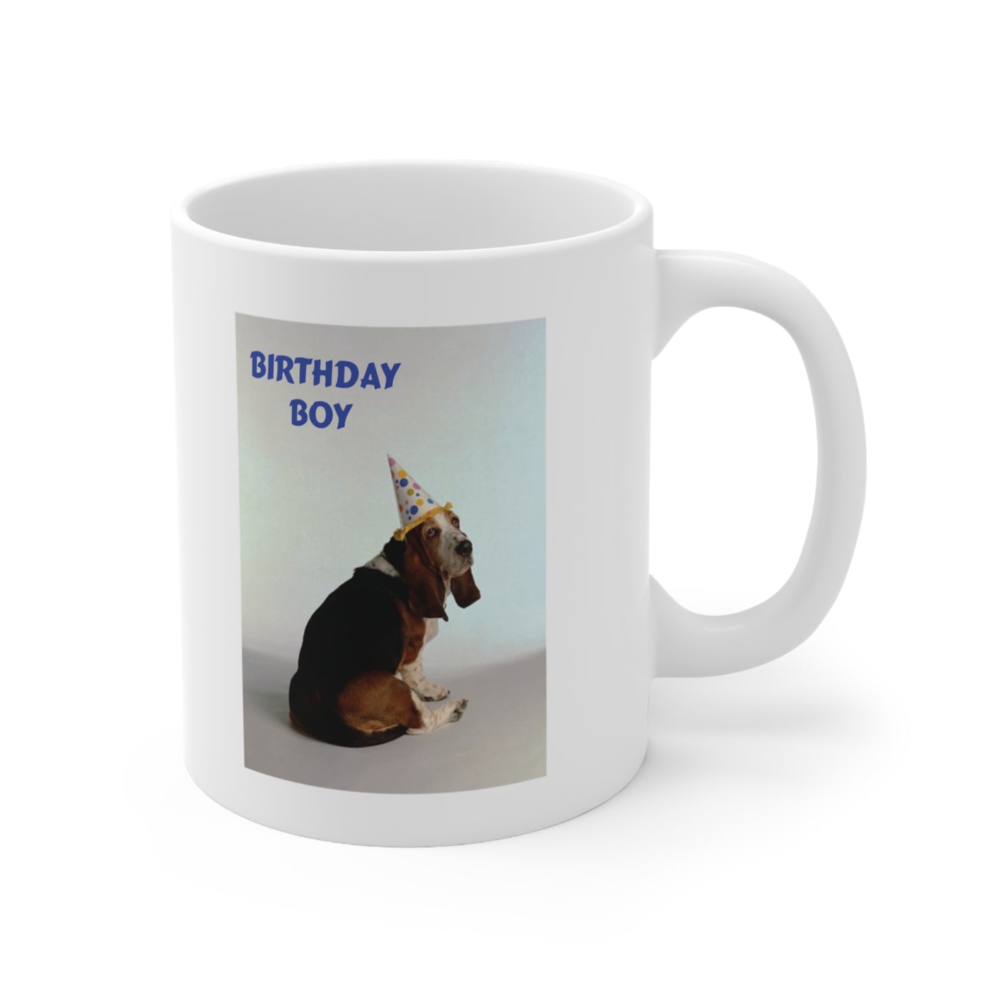 Birthday Boy Basset Dog Coffee Mug