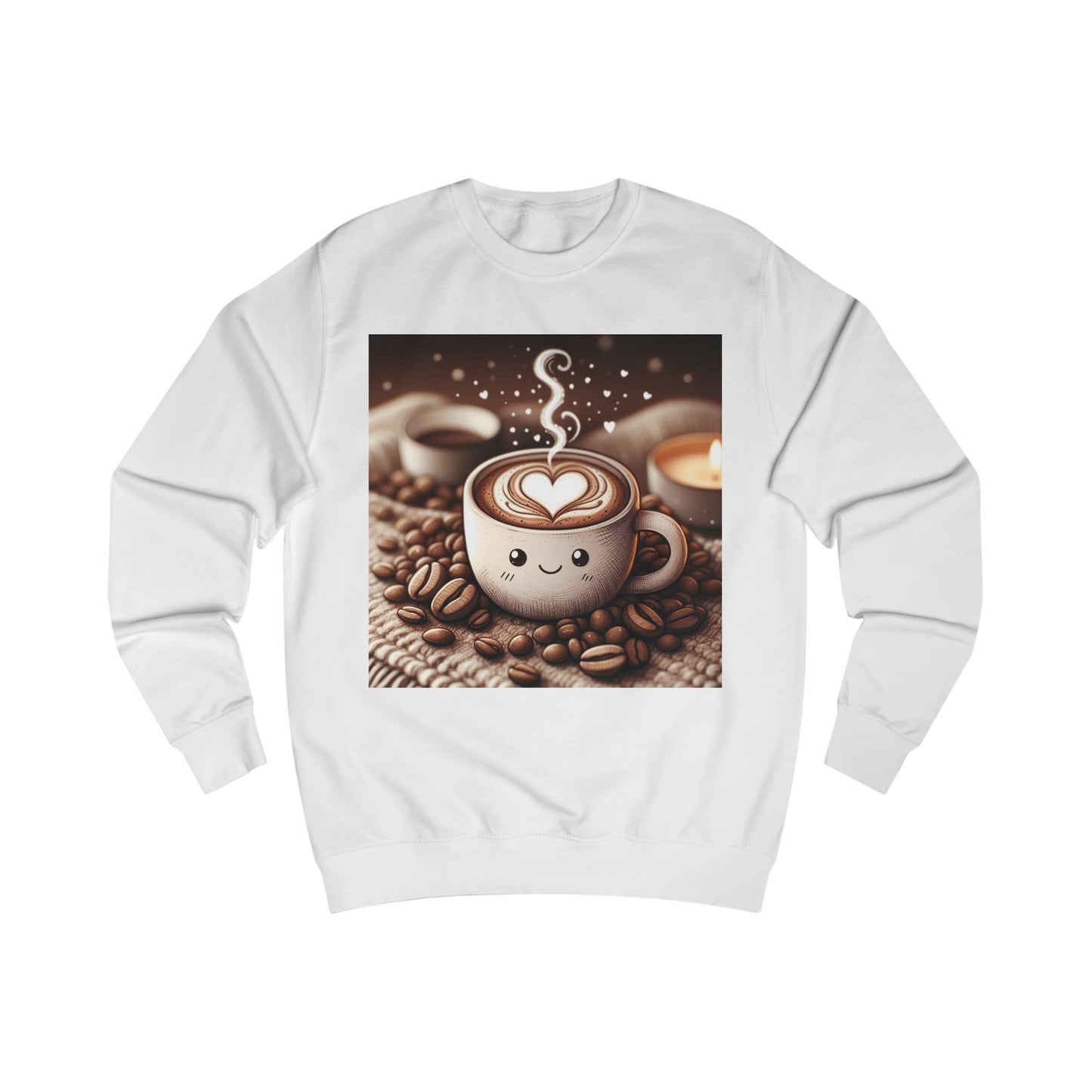 Coffee Love Cappuccino Cute Cartoon Sweatshirt