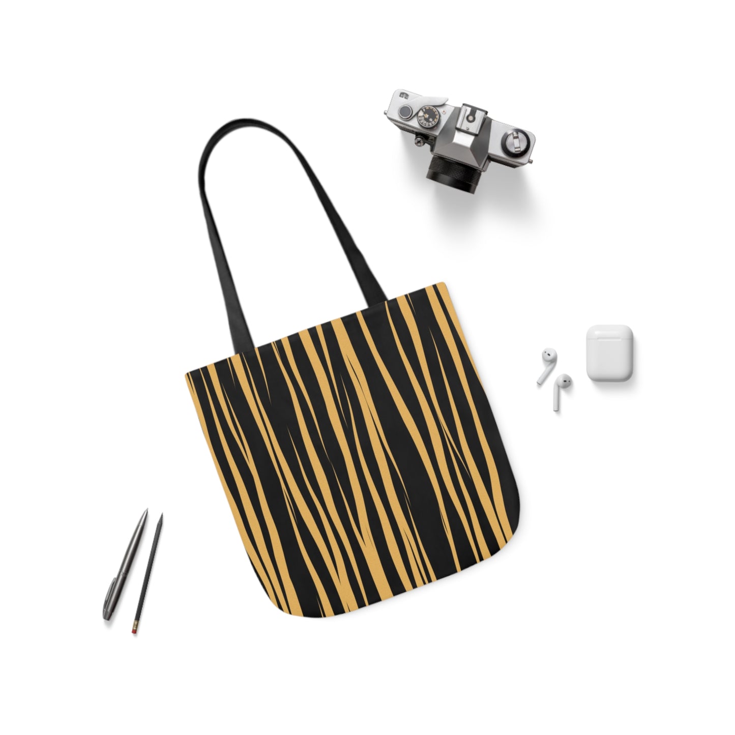 Tiger Stripes Animal Pattern Shoulder Tote Bag