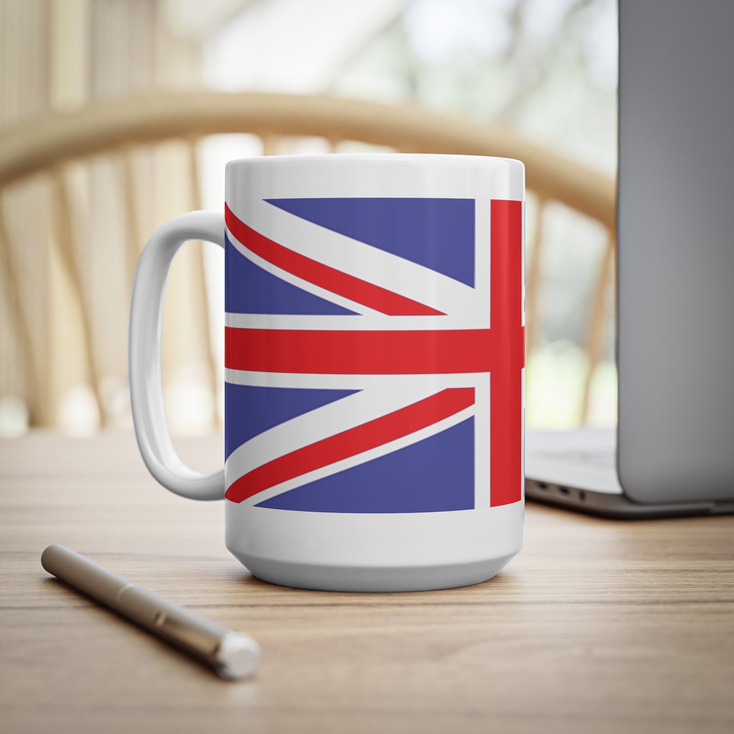 British Flag Wrap Around Coffee Mug