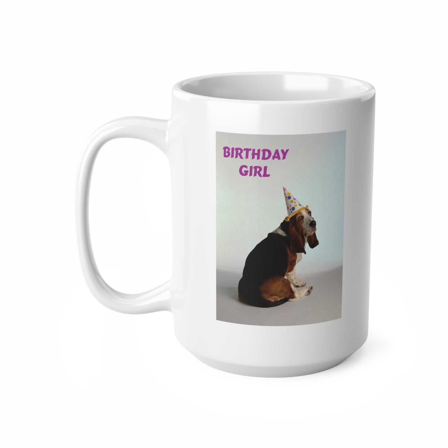 Birthday Girl Basset Dog Coffee Mug