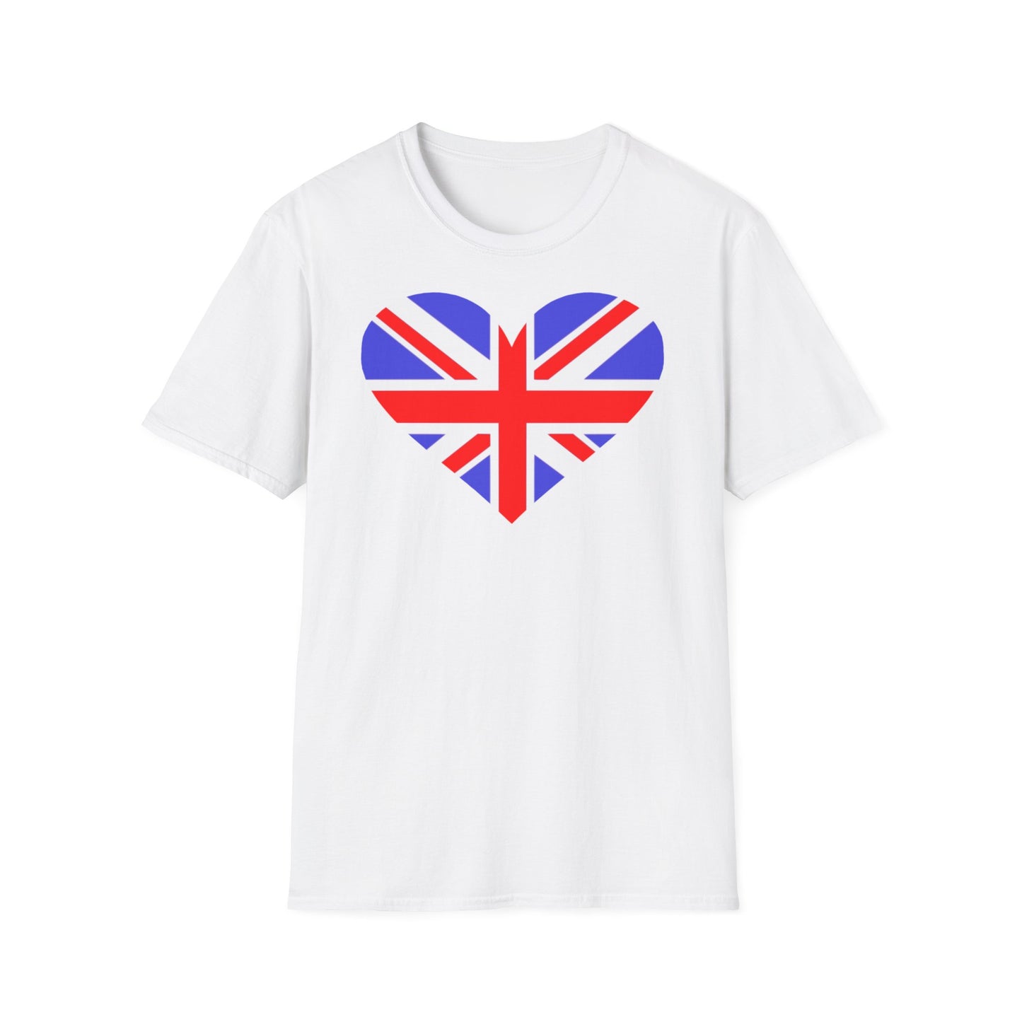 Union Jack Flag Heart T-Shirt