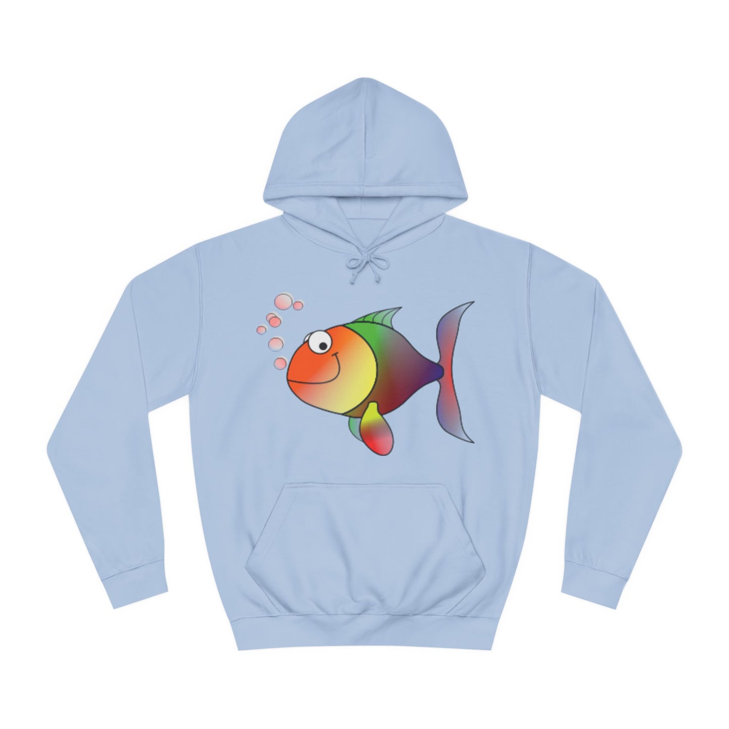 Happy Rainbow Fish Hoodie