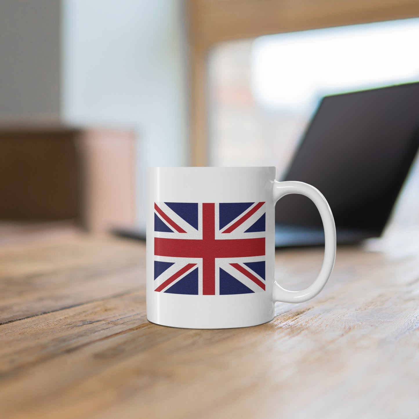 Union Jack Flag Mosaic Coffee Mug