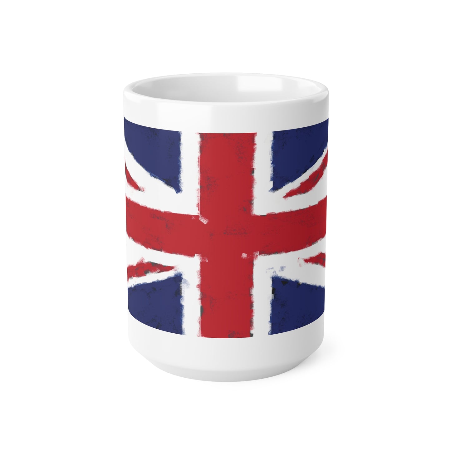 Union Jack Flag Chalk Wrap Around Coffee Mug