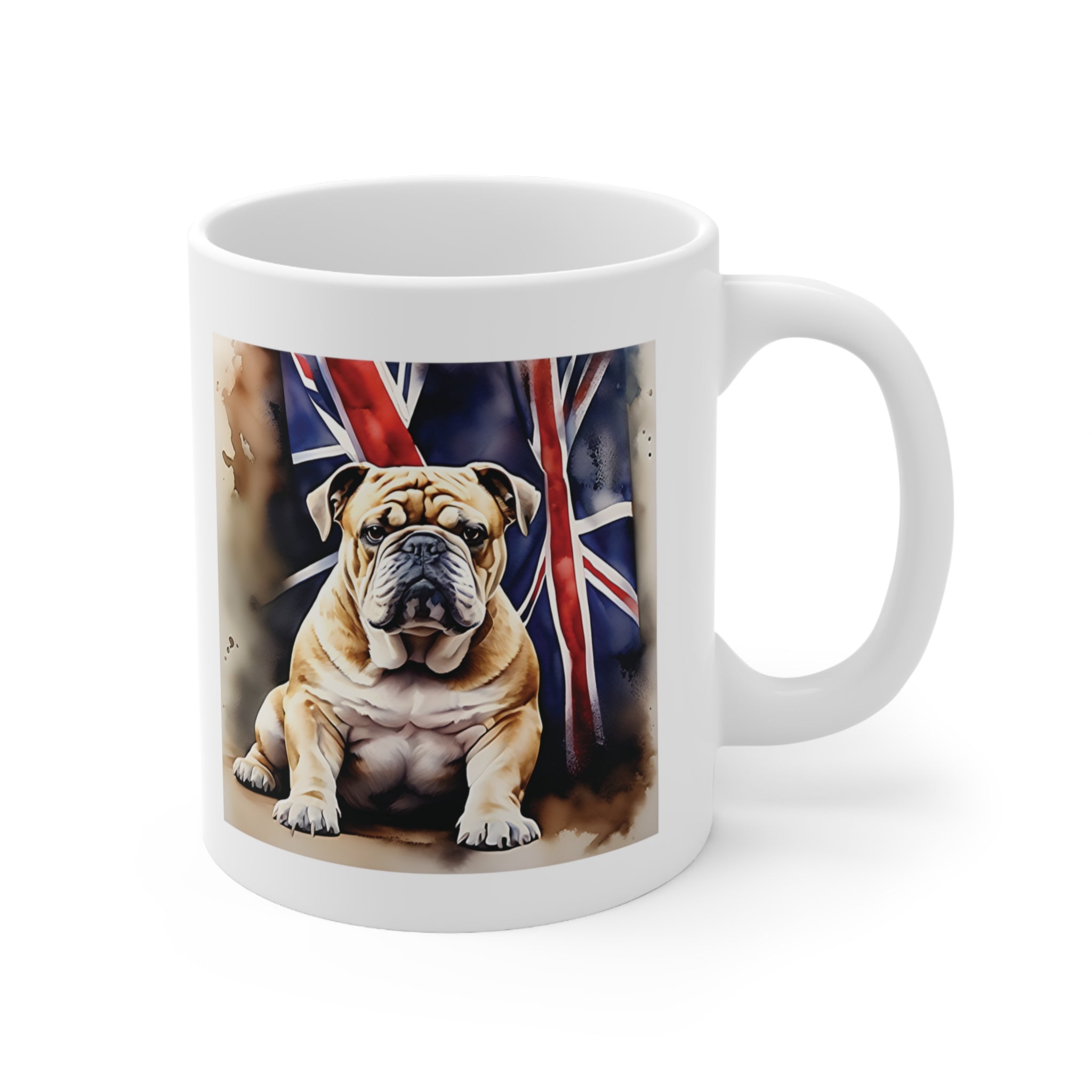 British Bulldog and Union Jack Flag Coffee Mug – Murphy Morgan Gifts