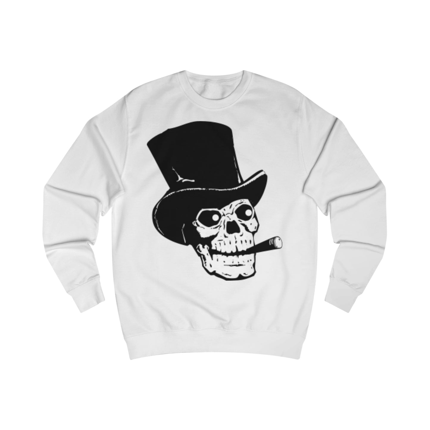 Skull With Top Hat And Cigar Sweatshirt