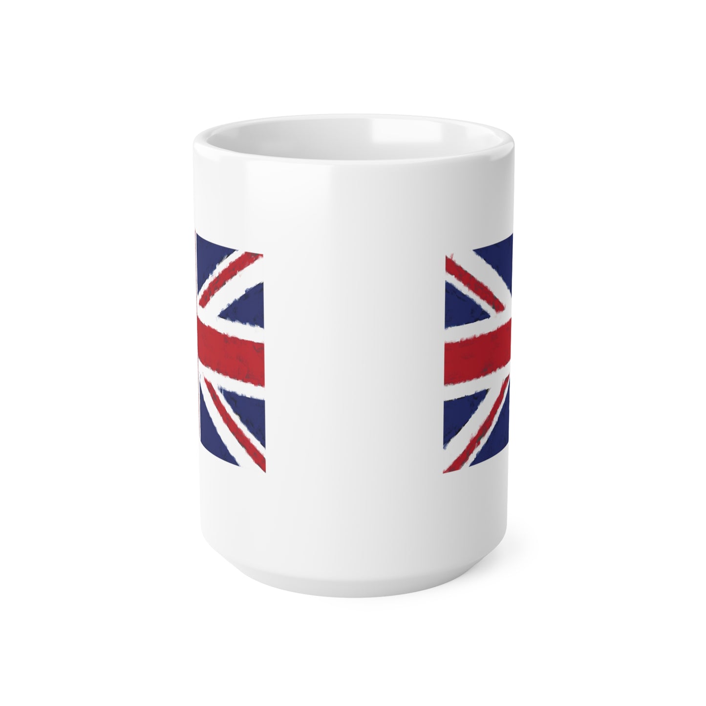 Union Jack Flag Chalk Coffee Mug