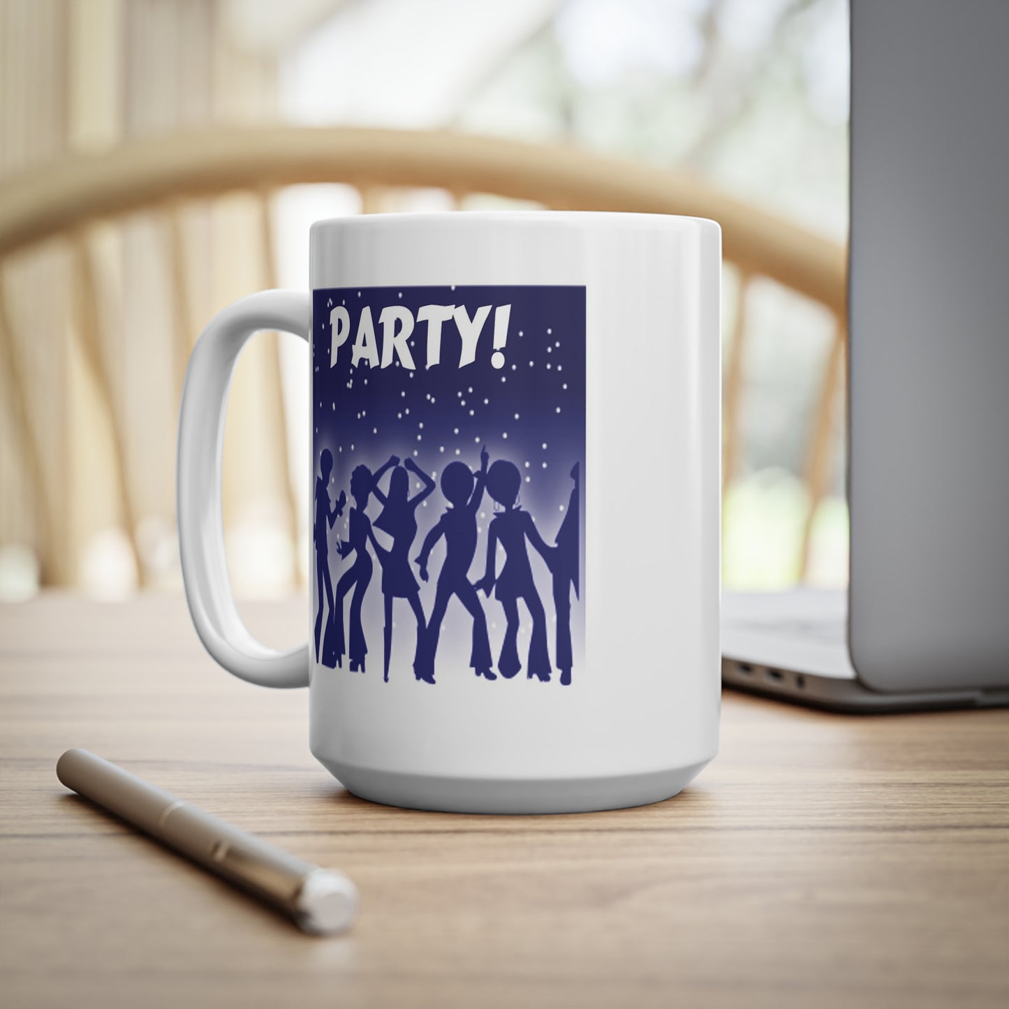 Birthday Party Retro Disco Dancers Coffee Mug