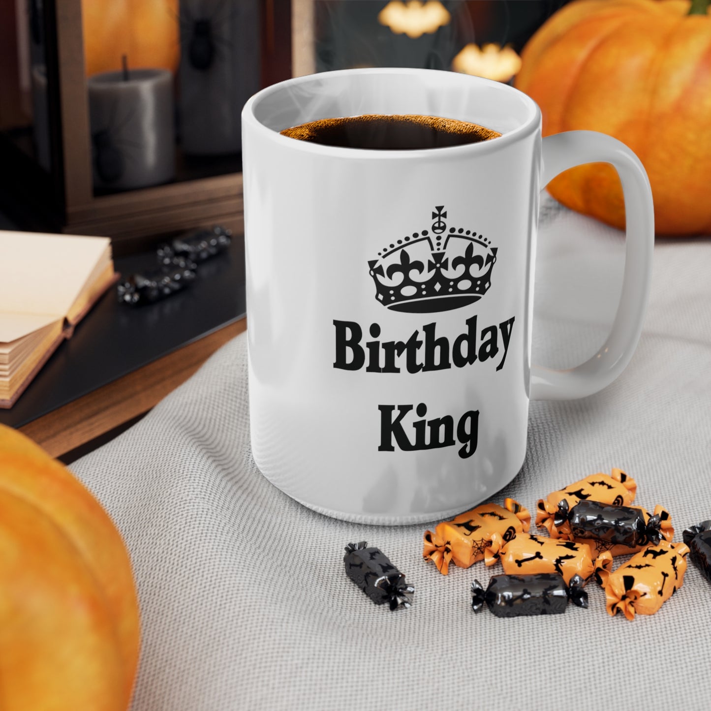 Birthday King Crown Coffee Mug