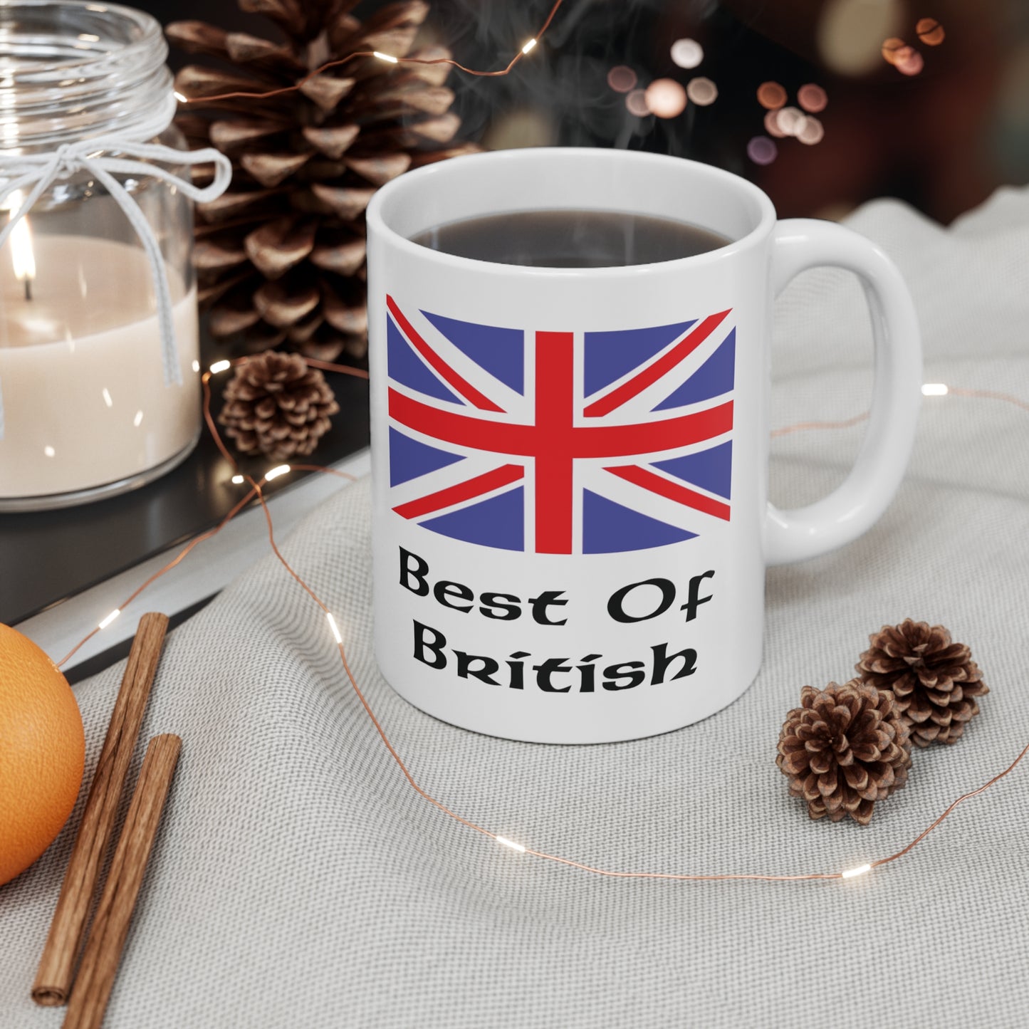 Best of British Union Jack Flag Coffee Mug