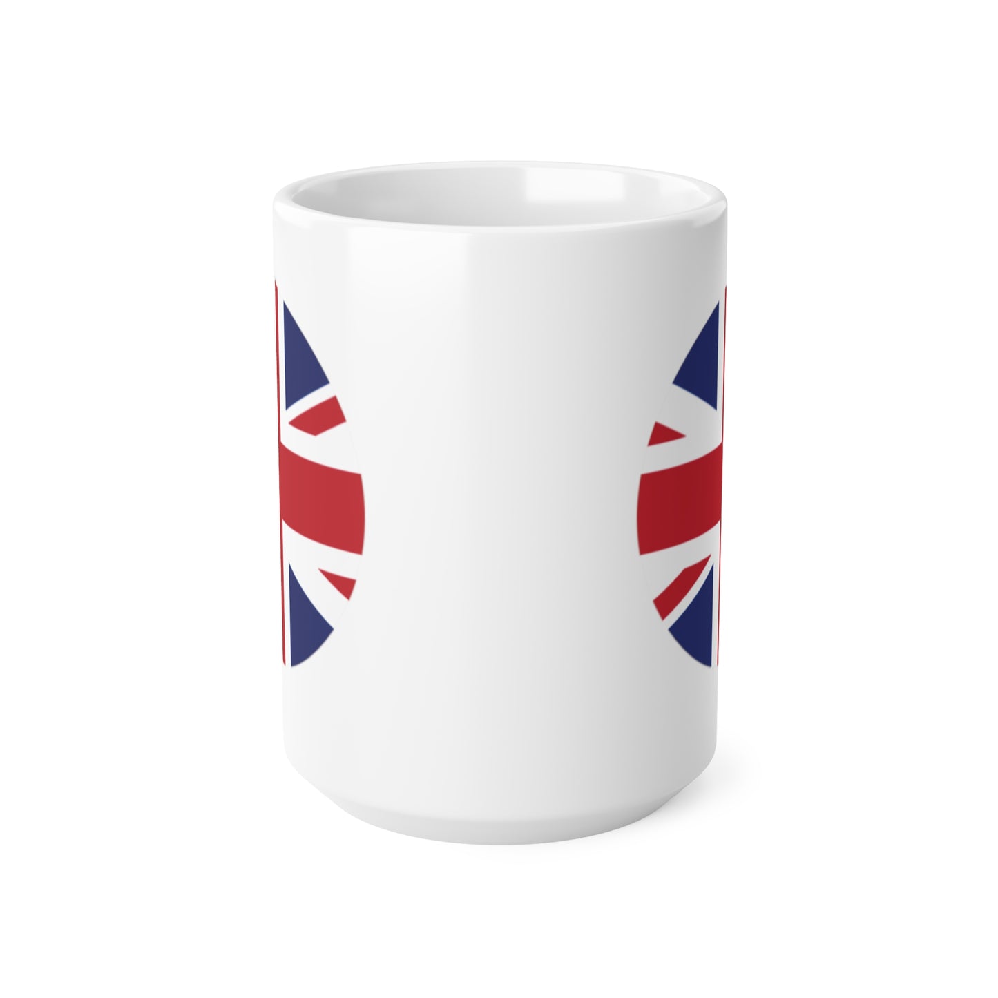 Union Jack Flag Round Circle Coffee Mug