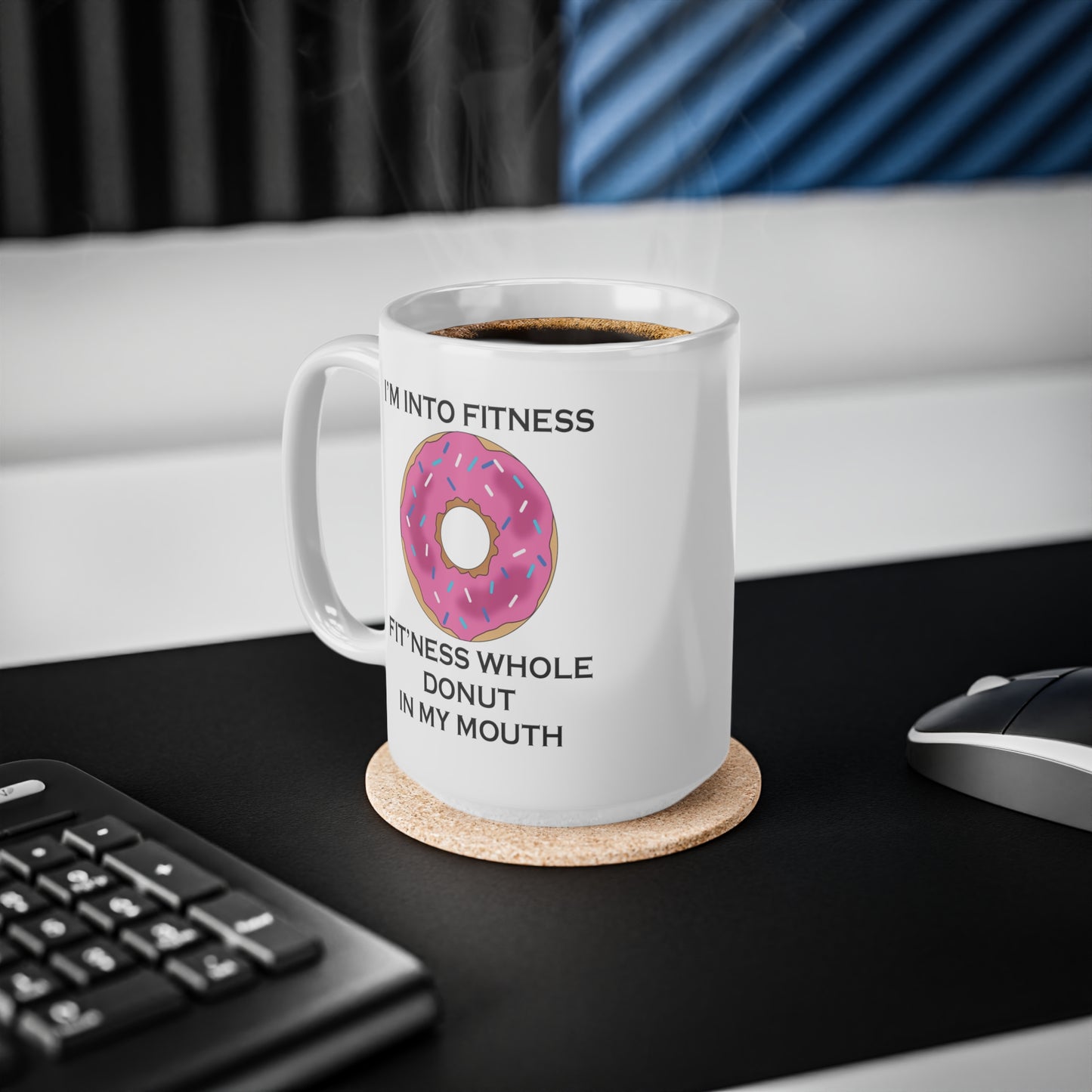 I’m Into Fitness Donut Coffee Mug