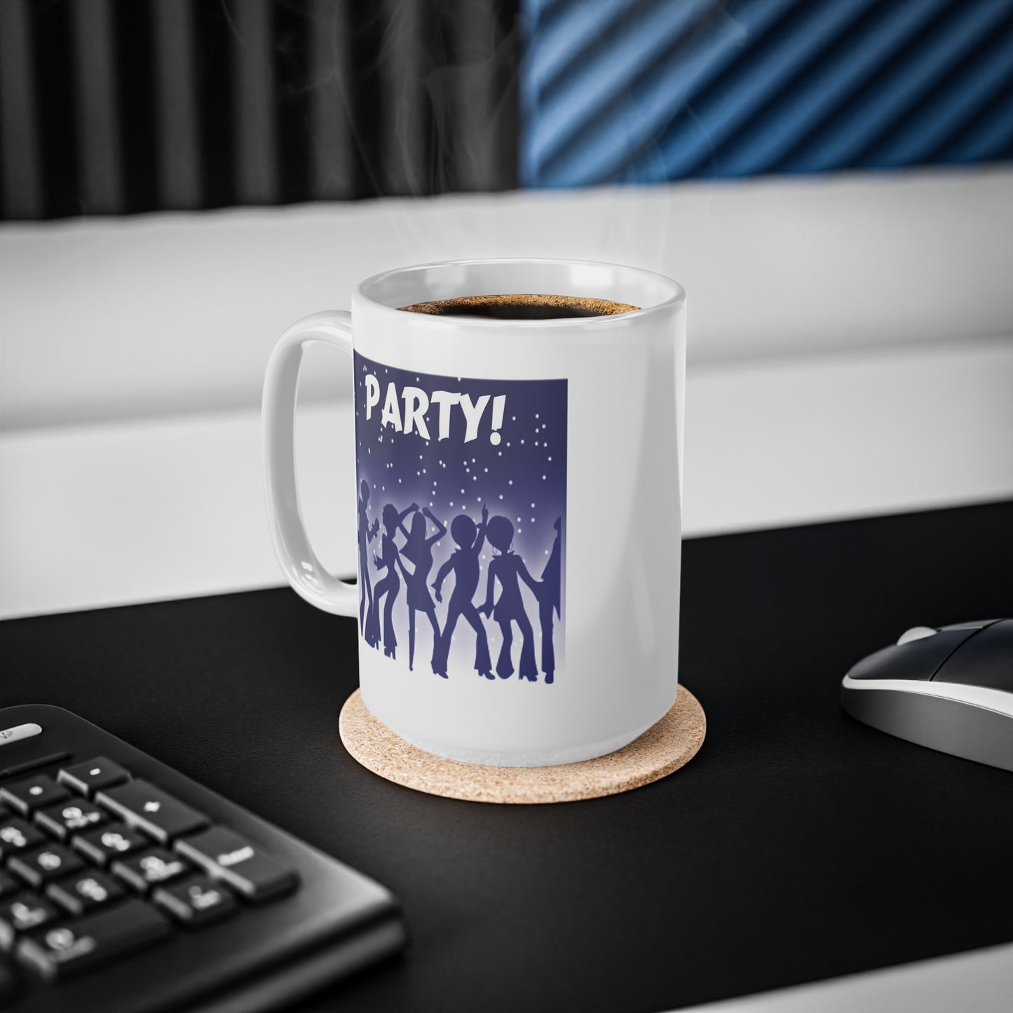 Birthday Party Retro Disco Dancers Coffee Mug