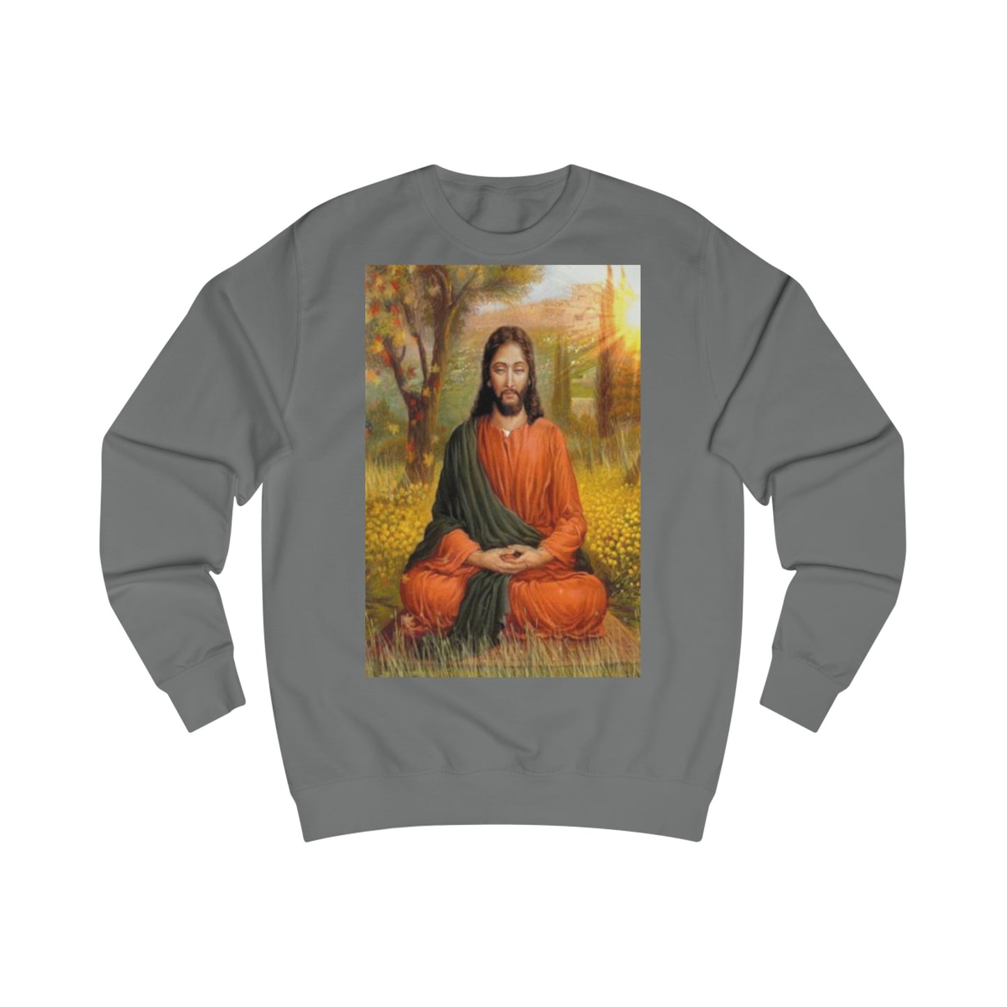 Jesus Christ Meditation At Prayer Sweatshirt