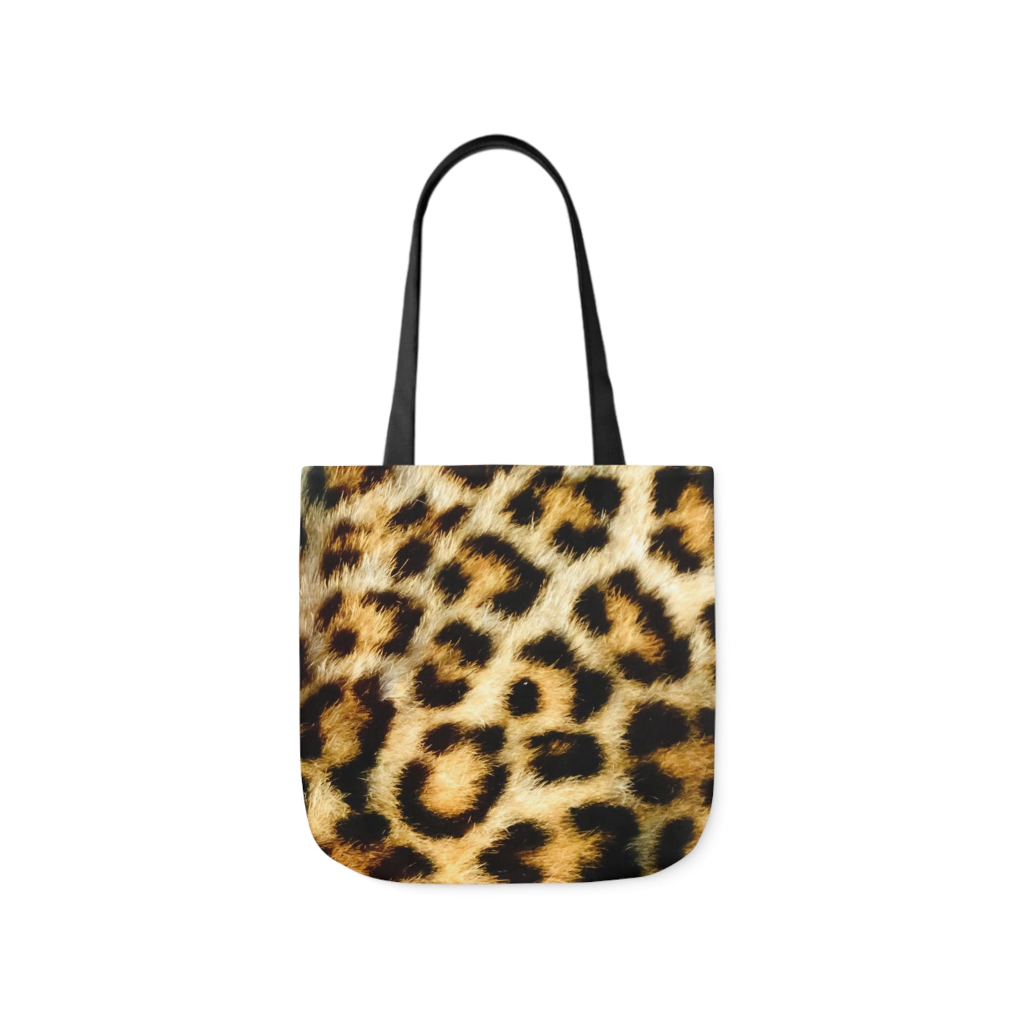 Leopard Fur Print Shoulder Tote Bag