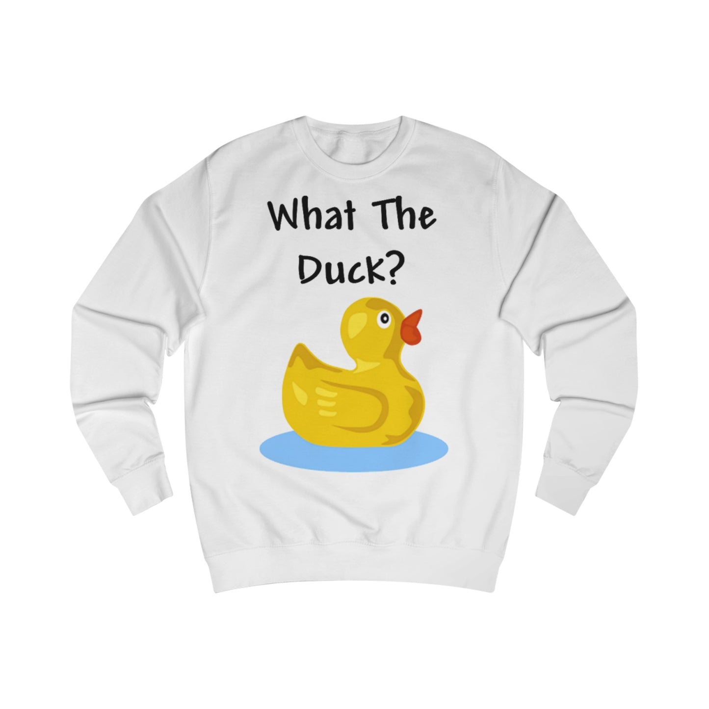 What The Duck Funny Cartoon Sweatshirt