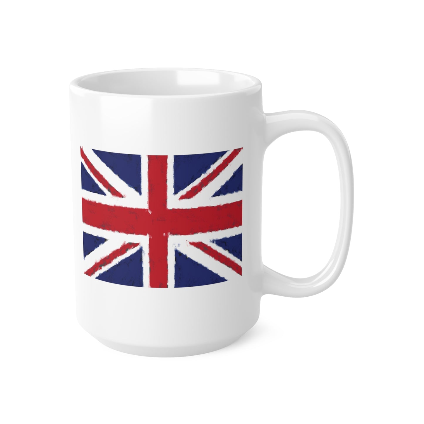 Union Jack Flag Chalk Coffee Mug