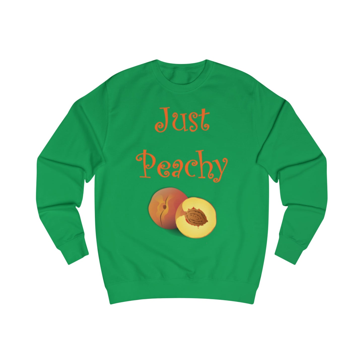 Just Peachy Peach Fruit Summer Sweatshirt