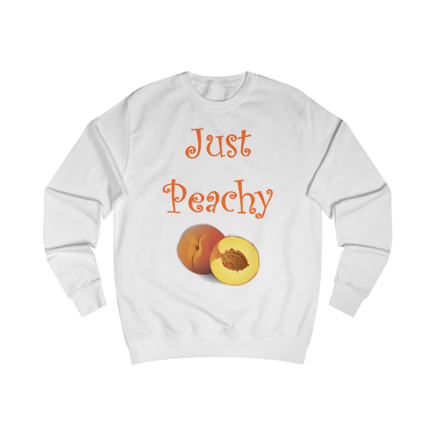 Just Peachy Peach Fruit Summer Sweatshirt