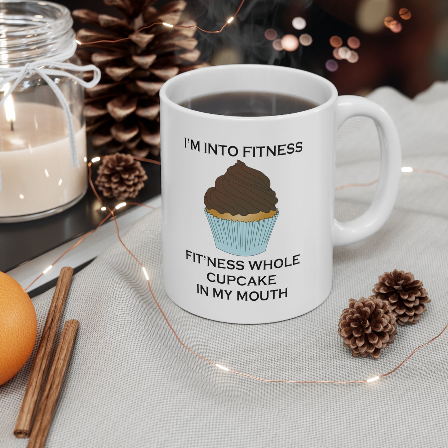 I’m Into Fitness Cupcake Coffee Mug