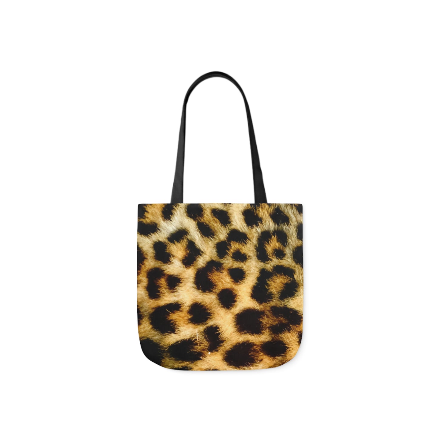 Leopard Fur Print Shoulder Tote Bag