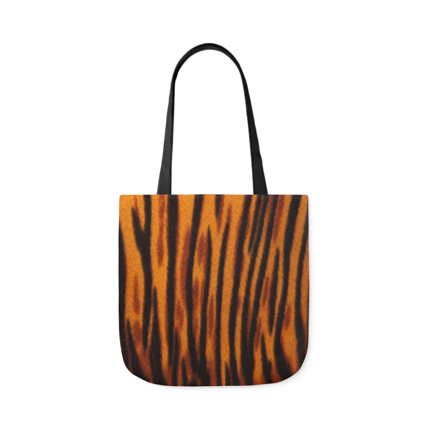 Tiger Fur Stripes Shoulder Tote Bag