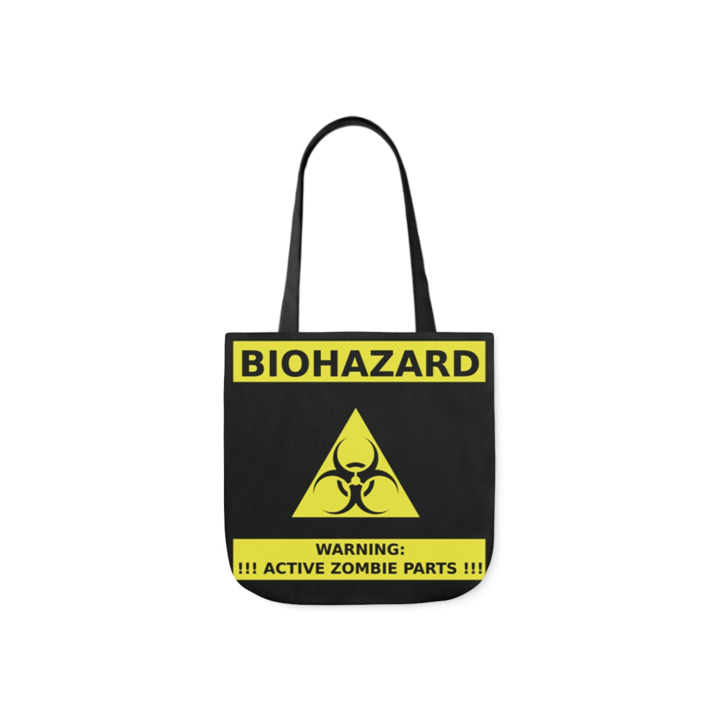 Biohazard Zombie Active Sign  Shoulder Tote Bag